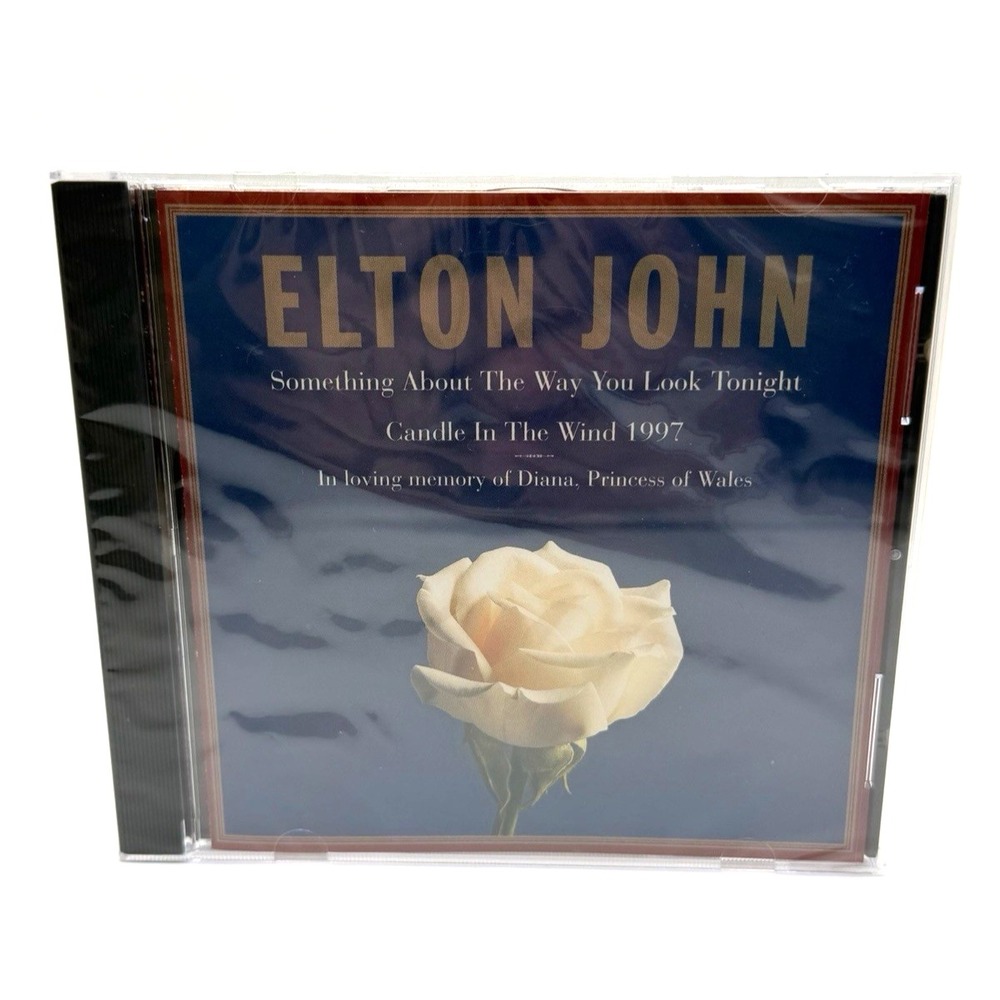 Elton John Candle In The Wind Princess Diana Tribute Cd Sealed Something About